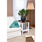 Ledgewood End Table - Classic Design with Spacious Shelving