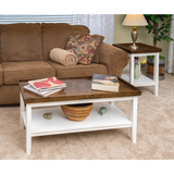 Ledgewood End Table - Classic Design with Spacious Shelving