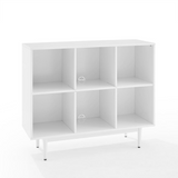 Liam 6 Cube Bookcase White - WhatYouNeedSales