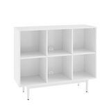 Liam 6 Cube Bookcase White - WhatYouNeedSales