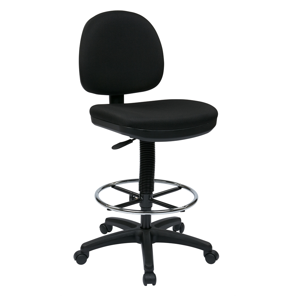 Lumbar Support Drafting Chair - WhatYouNeedSales