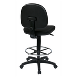 Lumbar Support Drafting Chair - WhatYouNeedSales