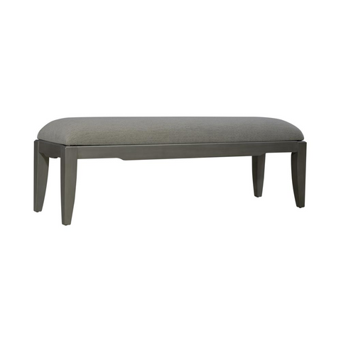 Liberty Furniture Montage Collection Bed Bench - Platinum Finish - WhatYouNeedSales