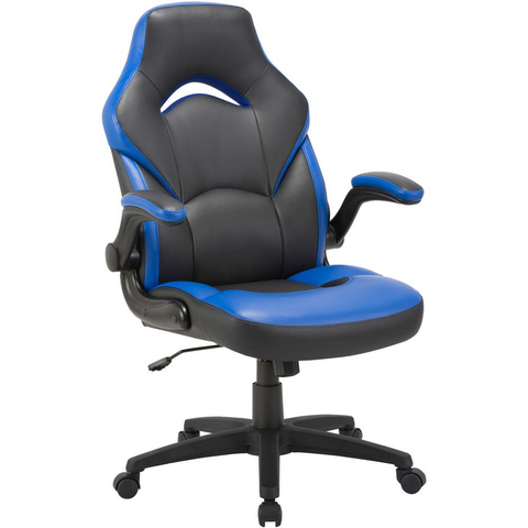 LYS High-back Gaming Chair - For Gaming - Blue, Black - WhatYouNeedSales