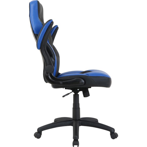 LYS High-back Gaming Chair - For Gaming - Blue, Black - WhatYouNeedSales