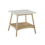 Madison Park Parker End Table Off-White/Natural