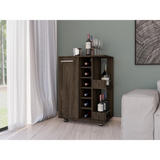 Magda Bar Cart Dark Brown - WhatYouNeedSales