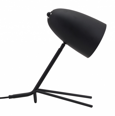 Matte Black Tripod Table or Desk Lamp - WhatYouNeedSales