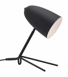 Matte Black Tripod Table or Desk Lamp - WhatYouNeedSales