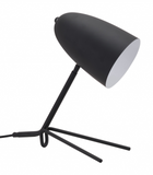 Matte Black Tripod Table or Desk Lamp - WhatYouNeedSales