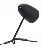 Matte Black Tripod Table or Desk Lamp - WhatYouNeedSales