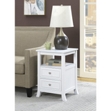 Melbourne End Table - Transitional Style Storage Space