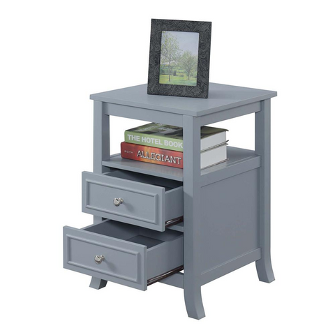 Melbourne End Table - Transitional Style with Ample Storage