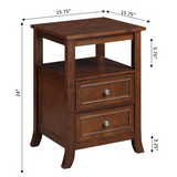 Melbourne End Table - Transitional Style with Classic