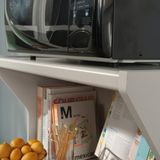 Microwave/Kitchen Cart Modern Grey - WhatYouNeedSales