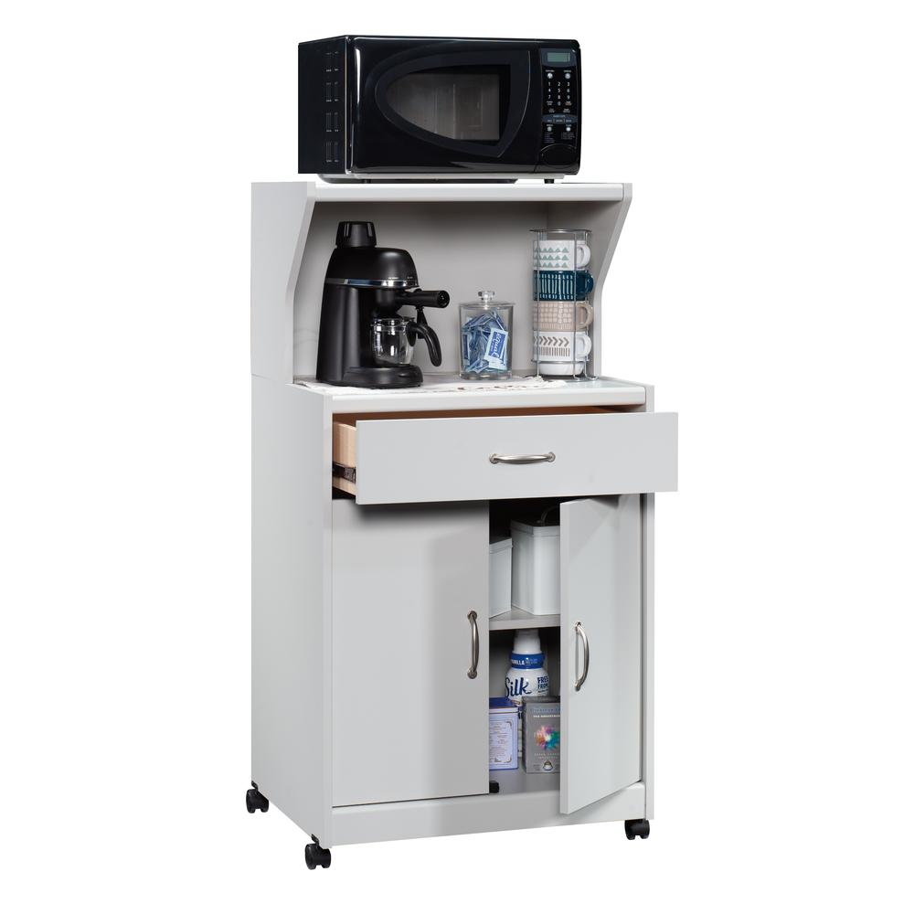 Microwave/Kitchen Cart Modern Grey - WhatYouNeedSales