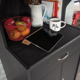 Microwave/Kitchen Cart Raven Oak - WhatYouNeedSales