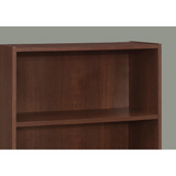 BOOKCASE - 36"H / CHERRY WITH 3 SHELVES - WhatYouNeedSales