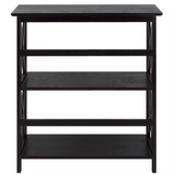 Montego 3-Shelf Bookcase-Espresso - WhatYouNeedSales