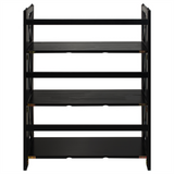 Montego 3-Shelf Folding Bookcase -Black - WhatYouNeedSales