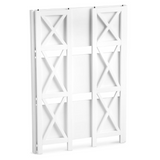 Montego 3-Shelf Folding Bookcase - White - WhatYouNeedSales