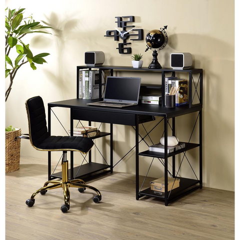 Music Recording Studio Desk, Black 92877 - WhatYouNeedSales