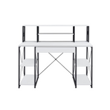 Music Recording Studio Desk, White & Black 92879 - WhatYouNeedSales