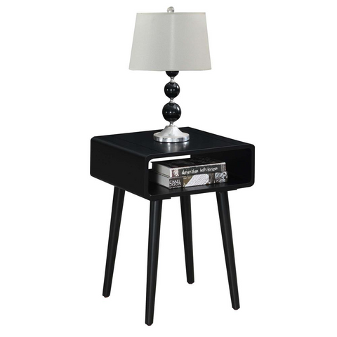 Napa End Table Black - Mid-Century Modern Design