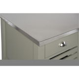 Noelle Grey Kitchen Cart - WhatYouNeedSales