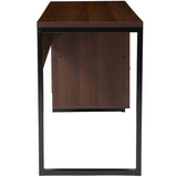 Northbrook Rustic Coffee Wood Grain Finish Computer Desk - Ember Workspace - WhatYouNeedSales