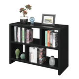 Northfield Console 3 Tier Bookcase, Black - WhatYouNeedSales