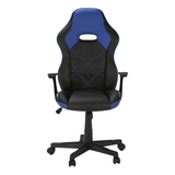 OFFICE CHAIR - GAMING / BLACK / RED LEATHER-LOOK - WhatYouNeedSales