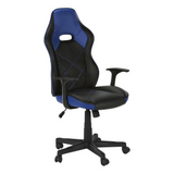 OFFICE CHAIR - GAMING / BLACK / RED LEATHER-LOOK - WhatYouNeedSales