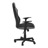 OFFICE CHAIR - GAMING / BLACK / RED LEATHER-LOOK - WhatYouNeedSales