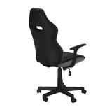 OFFICE CHAIR - GAMING / BLACK / RED LEATHER-LOOK - WhatYouNeedSales