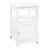 Omega End Table with Cabinet - Versatile and Stylish