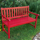 Outdoor 4 Foot Wood Bench - WhatYouNeedSales