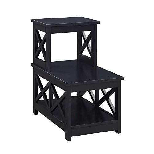 Oxford 2 Step Chairside End Table | Contemporary Style