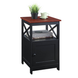 Oxford End Table with Cabinet - Contemporary Design