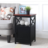 Oxford End Table with Cabinet - Contemporary Design