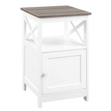 Oxford End Table with Cabinet - Contemporary Design