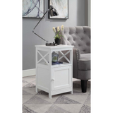 Oxford End Table with Cabinet - Contemporary Storage Accent