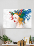 Paint Hair Canvas -Image by Shutterstock - WhatYouNeedSales