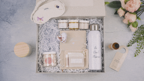 Pampering Natural Skincare Gift Set for New Mom