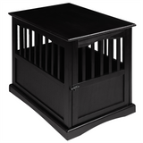 Pet Crate End Table-Black