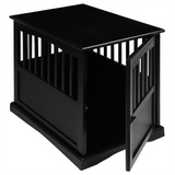 Pet Crate End Table-Black