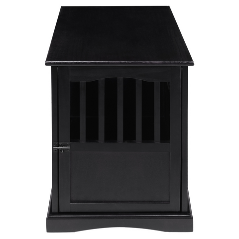 Pet Crate End Table-Black