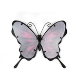 Pink & Blue Vintage Butterfly Metal Wall Art - WhatYouNeedSales