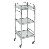 Pinnacle Chrome And Glass Cart - WhatYouNeedSales