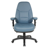 Professional Dual Function Ergonomic High Back Chair in Dillon Blue, EC4300-R105 - WhatYouNeedSales